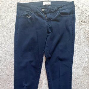 Ardene Dark Blue Skinny Pants (size 27)